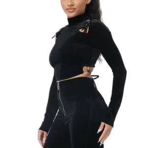 Luxe Velvet Tie-Back Set for Women - Clothing - Womenswear