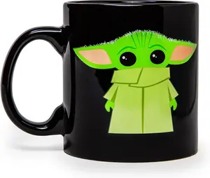 The Mandalorian The Child Stands Ceramic Coffee Mug, 20-Ounces