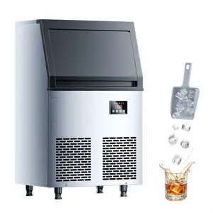 Coolski Commercial Ice Maker, 200 lbs/24H Under Counter Ice Machine, 35 lbs Bin