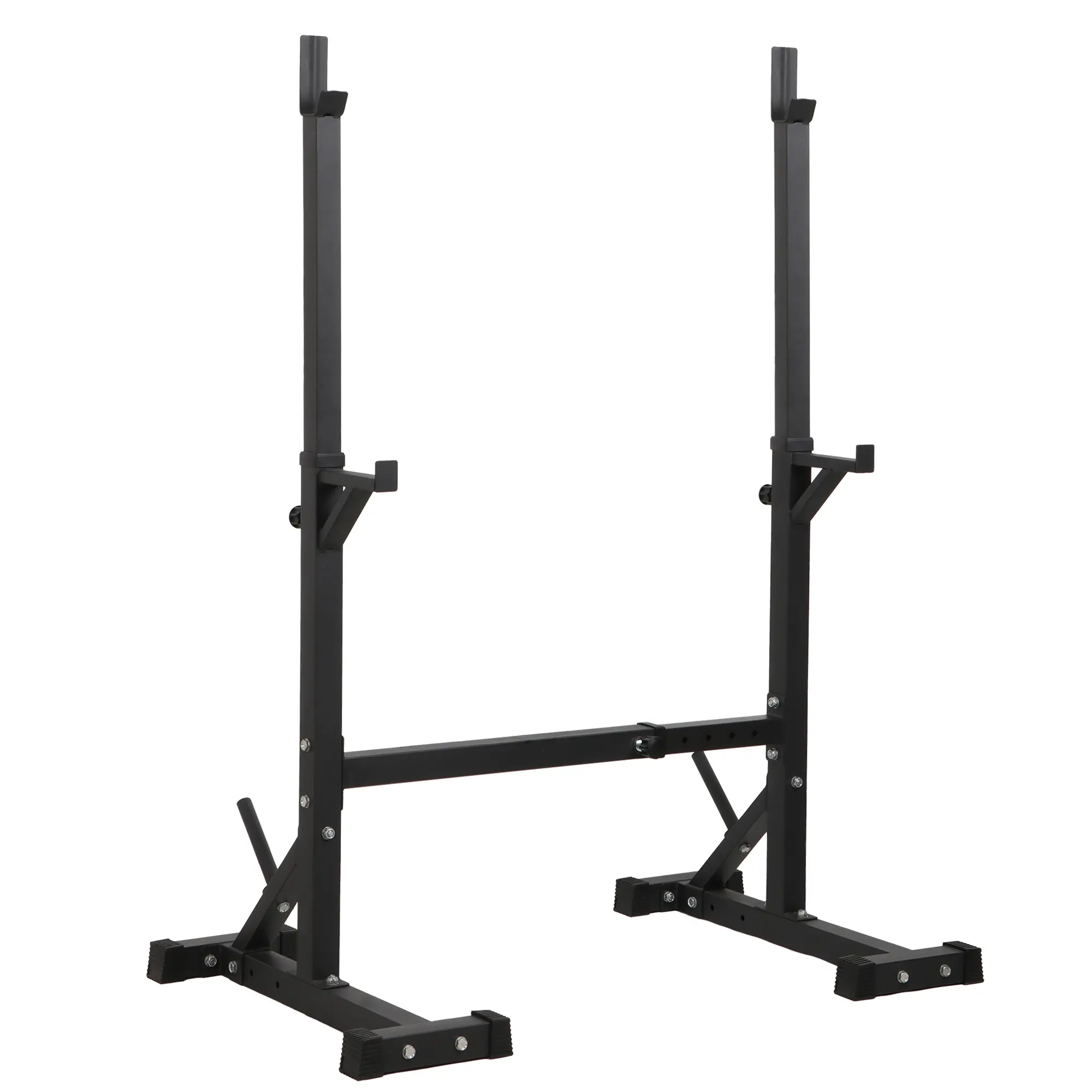 Segawe 330lbs Squat Rack Stand, Height Width Adjustable Barbell Rack for Weight Bench Press, Strength Training with Non-Slip Feet, Durable Construction, Secure Placement for Home Gym