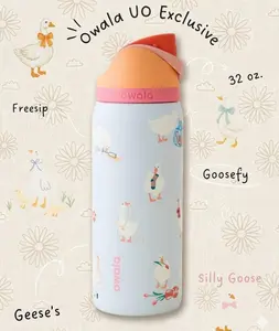 Owala Goosefy 32 oz Water Bottle – Cute Silly Goose FreeSip Tumbler