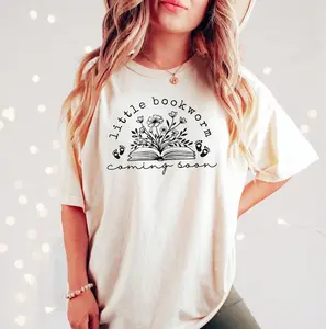 First Edition Pregnancy Announcement Shirt, Book Lover Pregnant Tshirt, Bookworm Maternity Graphic Tees, First Time Mom Gift, New Mom Outfit For Women
