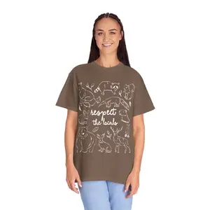 Respect the Locals Shirt, Nature Lover Gift, Wildlife Graphic Tee, Comfort Colors Outdoor Mom Shirt