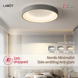 Modern Minimalist LED Ceiling Light Fixture, Contemporary Bedroom Lighting Design, Durable & Energy Efficient, Ideal for Home Decor