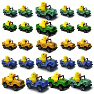 24 Pack Rubber Ducks for Jeep Ducking, Pull Back Duck for Jeep Ducking, 2.9 Inch Suitable Size, Unique Rubber Ducks for Jeep Drivers