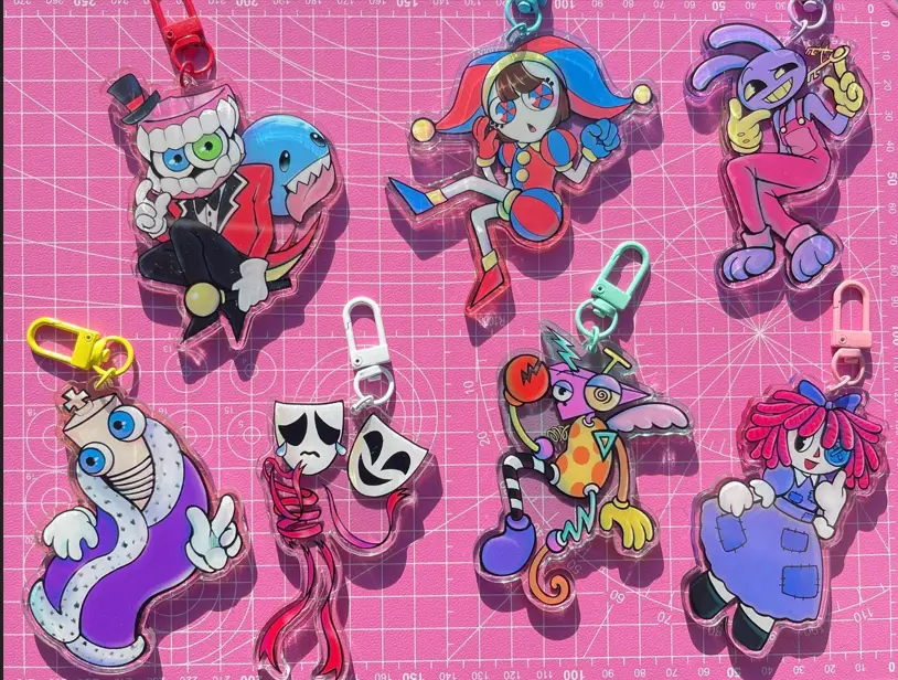 TADC Crew Colored Acrylic Keychains