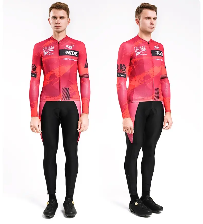 Men's Cycling Bib Shorts 4D Padded, Road Bike Cycling Bibs Biking Bicycle Shorts Gel Pockets UPF50+