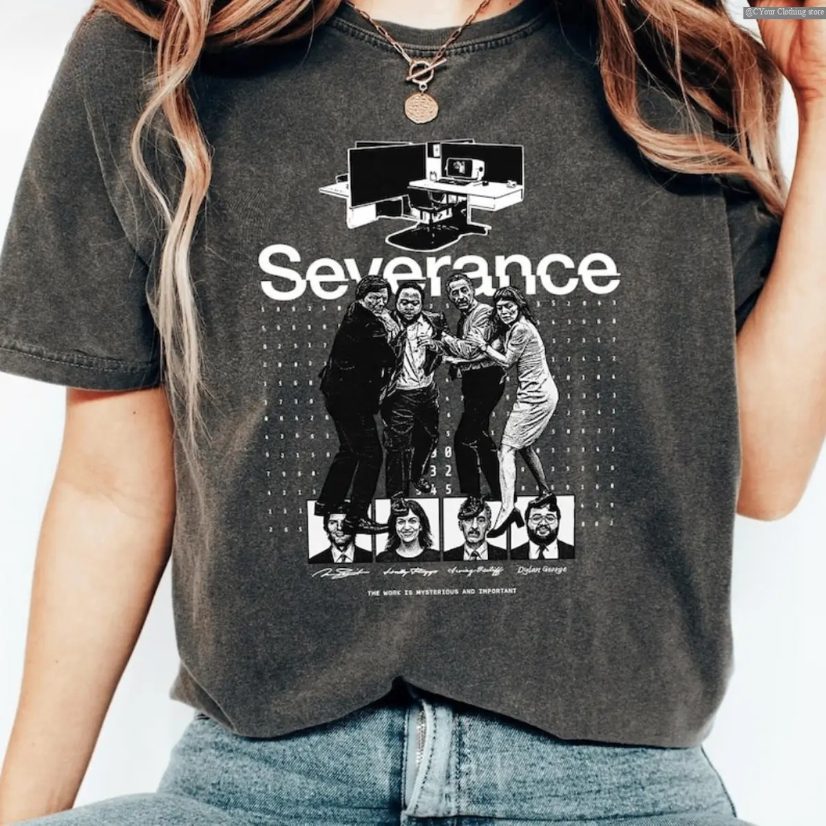 Corporate Dystopia Shirt, Retro Workplace Sci-Fi Tee, Vintage Style, Unisex Tê, TV Show Lover Gift,  Vintage Workwear Aesthetic , Old School Outfit