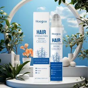 Rosemary Hair Roller Serum with Ginger Ingredients, Natural Hair Care, Nourishing Scalp Care, Moisturizing Smoothness, Shine Enhancing Daily Massage Oil