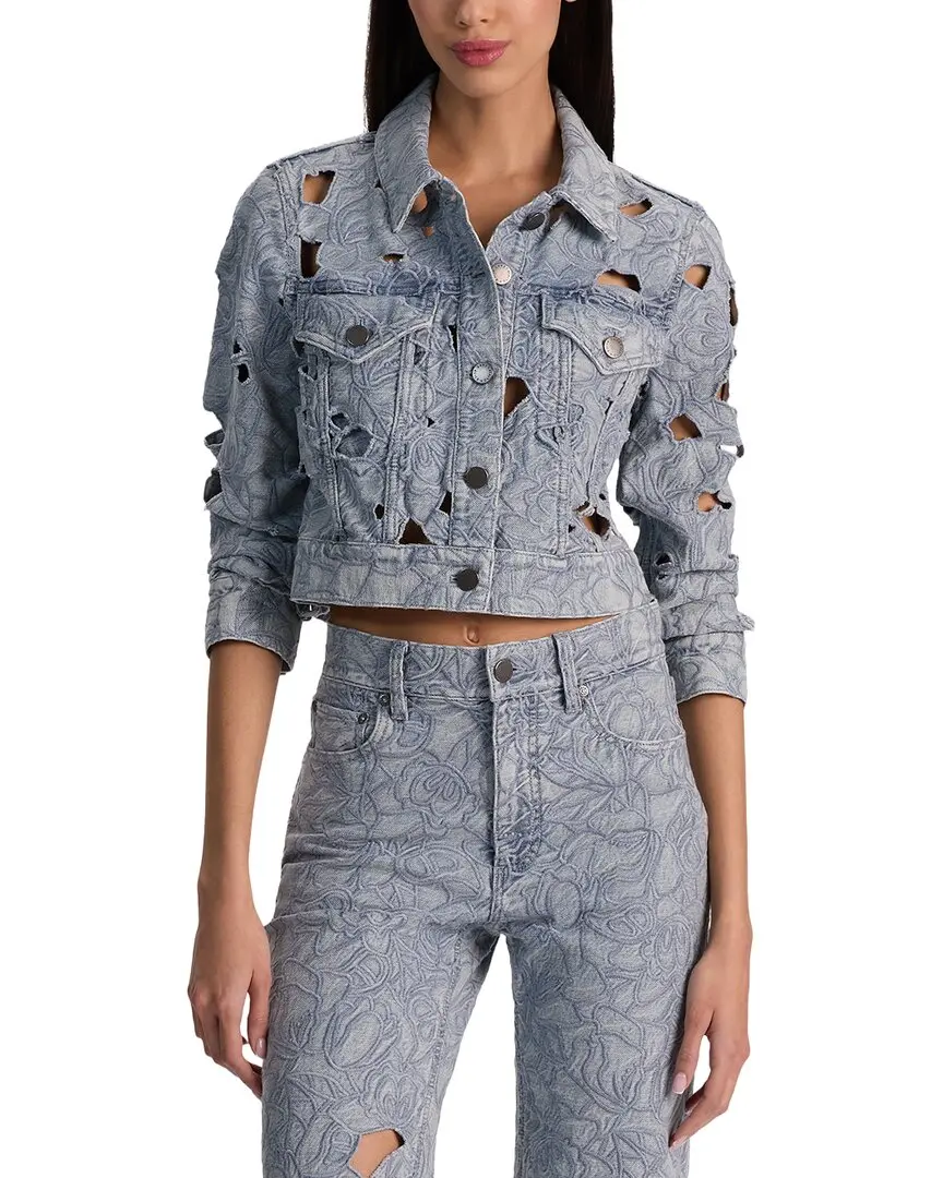 alice + olivia Chloe Denim Jacket