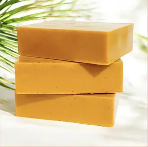 Turmeric Honey Kojic Acid Vitamin C Aloe Shea Butter Tea Tree Oil Brightening and Glow Soap to Fade Dark Spots, Post Natal Hyperpigmentation, Vaginal Discoloration, Scars, Acne, Blemishes,