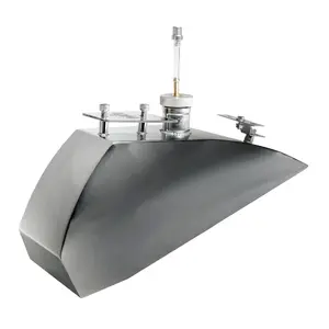 JMCHSTORE Stainless Steel Gas Fuel Tank for Coleman BT200X 196cc Hisun HS200-7 Mini bike parts