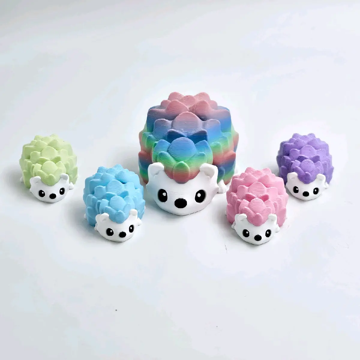 3D Printed Articulating Hedgehog Fugurine Statue - Home Decor & Figurines
