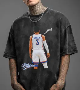 Jared McCain OKC T Shirt JMAC!, McCain Basketball Graphic Wash Tee, OKC Fan Apparel Hoodie, Sweater, Gift for him and her
