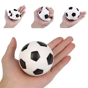 5/10 Stress Relief Football Toys, 6cm Bouncy Elastic Sports Squeeze Ball, Durable Design, Replacement for Table Soccer, Mini Table Soccer Accessories