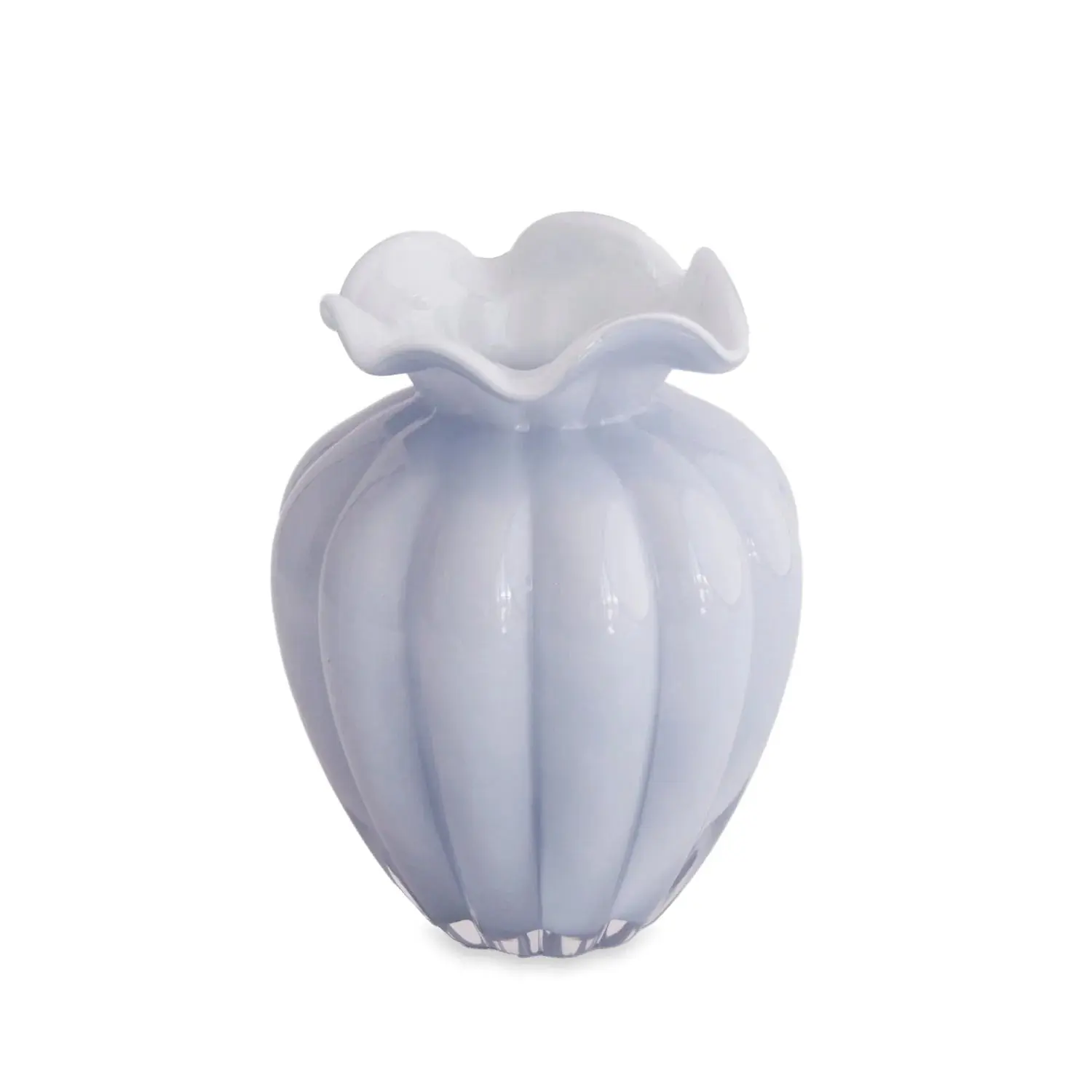 Vento Large Glass Vase – Periwinkle