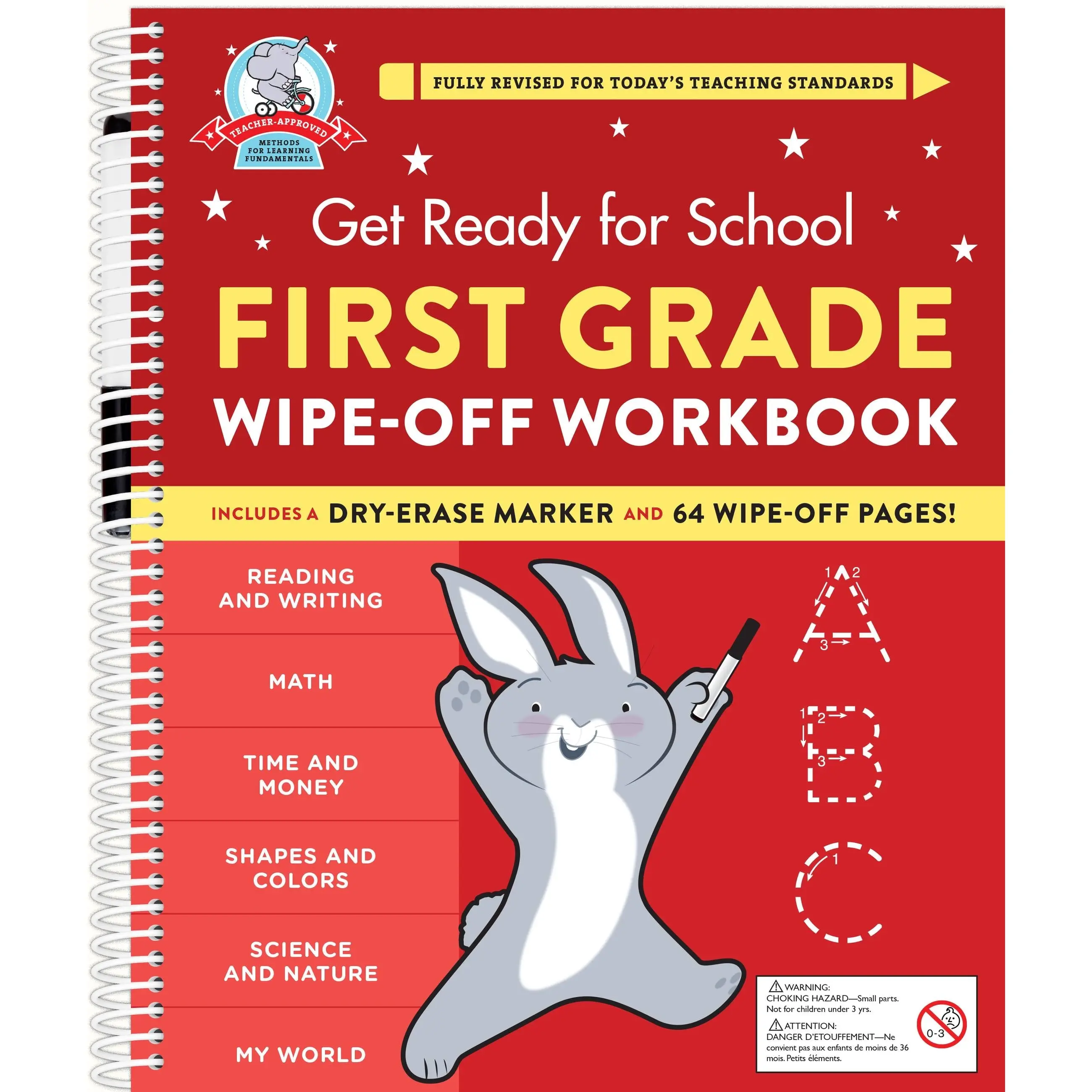 Get Ready for School: First Grade Wipe-Off Workbook