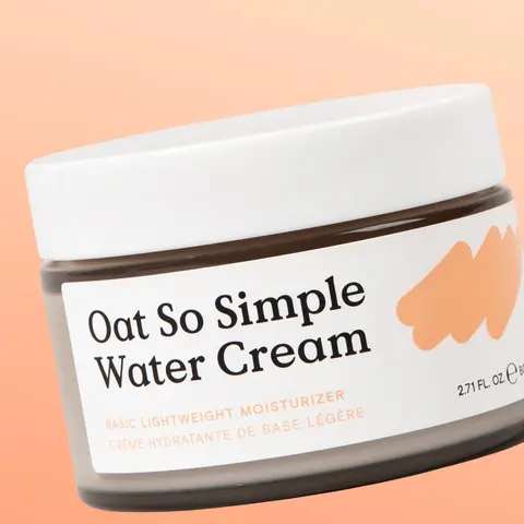 KraveBeauty Oat So Simple Water Cream - Lightweight Hydrating Moisturizer for Sensitive Skin - Clinically Proven 48-Hour Hydration - 2.75 FL. OZ.