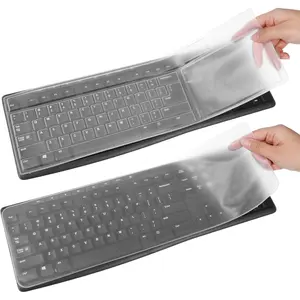 Keyboard Cover Protector  for Desktop   Universal   Clear Ultra Thin Keyboard Covers