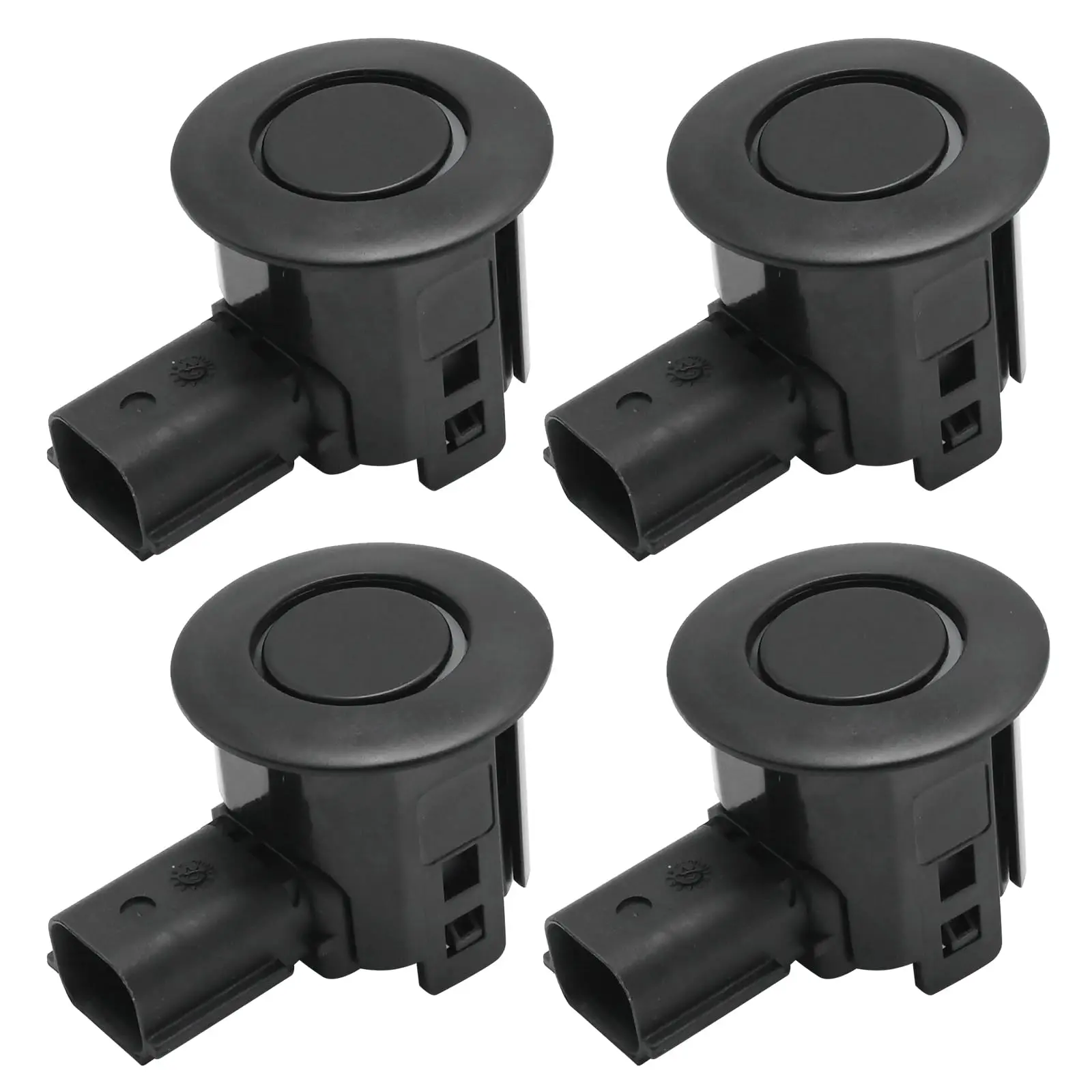 4PCS Car Parking Reverse Aid Sensor with Retainer Bracket, Compatible with Ford F150 2016-2018, OE Part HC3Z-15K859-A