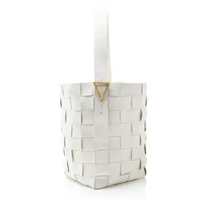 Pre-owned Bottega Veneta Leather Tote Bags Intrecciato Maxi Cassette Tote