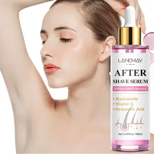 All-Over Post-Shave Serum - Niacinamide + Vitamin C + Hyaluronic Acid - Prevents Razor Burn & Keeps Skin Moisturized - For Face, Legs, Underarms & Bikini Area