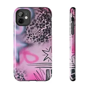 Onyx Cheetah Tough Phone Case Cover Compatible with iPhone X, 11, 12, 13, 14, 15, 16, 17 Plus Pro Promax & SS Galaxy S21-25 Series