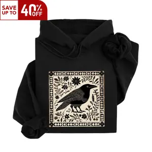 Crows Before Bros Hoodie, Support Local Murder Hoodie, Crow Lover Graphic Unique Bird Enthusiast Apparel - Nordic Nature Three Legged