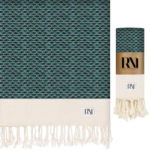 Anatolian Boho Turkish Peshtemal Beach Bath Gym Yoga Towel 36” x 71”