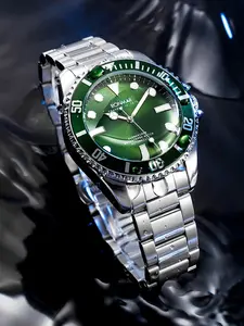 Men's Business Fashion Casual Round Dial Mechanical Watch, Fashion Watch for Party, Daily Clothing Decor, Trendy All-match & Exquisite Watch for Birthday Gift with Box