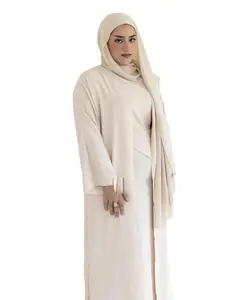 Modern Luxie - Laila Abaya - Beige Abaya Dress + Belt