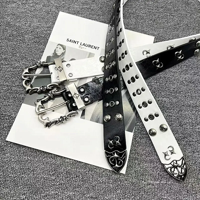 abraham studded belt - TikTok Shop