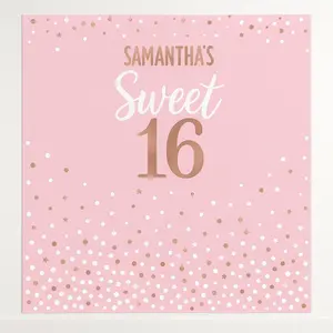 Sweet Sixteen Customizable Scene Setter Backdrop Kit