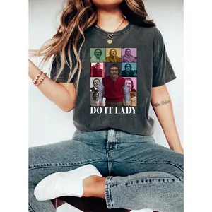 Funny TikTok Do It Lady Chit Unisex Tee Shirt, Viral Humor Gift Idea, Graphic Top For Men Women, Hilarious Gag Apparel, Trendy Viral Meme