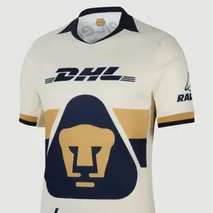 Pumas UNAM Home Jersey 2026, Liga MX Mexico Soccer Shirt, Stadium Home Football Fan Tee for Match Day Men Women
