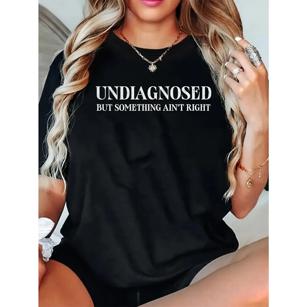 Undiagnosed Mental Health Tops - "Something Ain't Right" "I'm Pretty Sure" Funny Sayings Tee, Humorous Gift for Mental Health Awareness, Mental Health Gifts