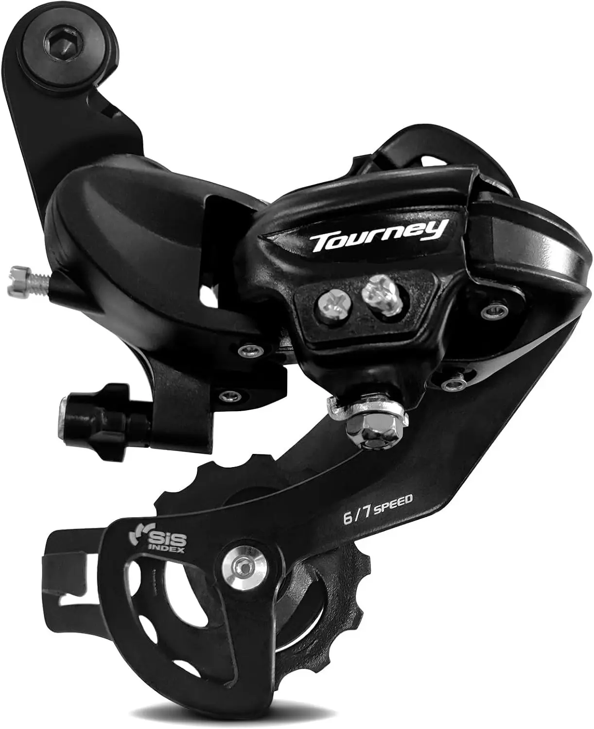 Bike Rear Derailleur RD-TY300 Direct Mount 6/7 Speed for Mountain Bicycle | Fits mountain, road, folding bikes. Steel construction for durability. Smooth 6/7-speed shifting.