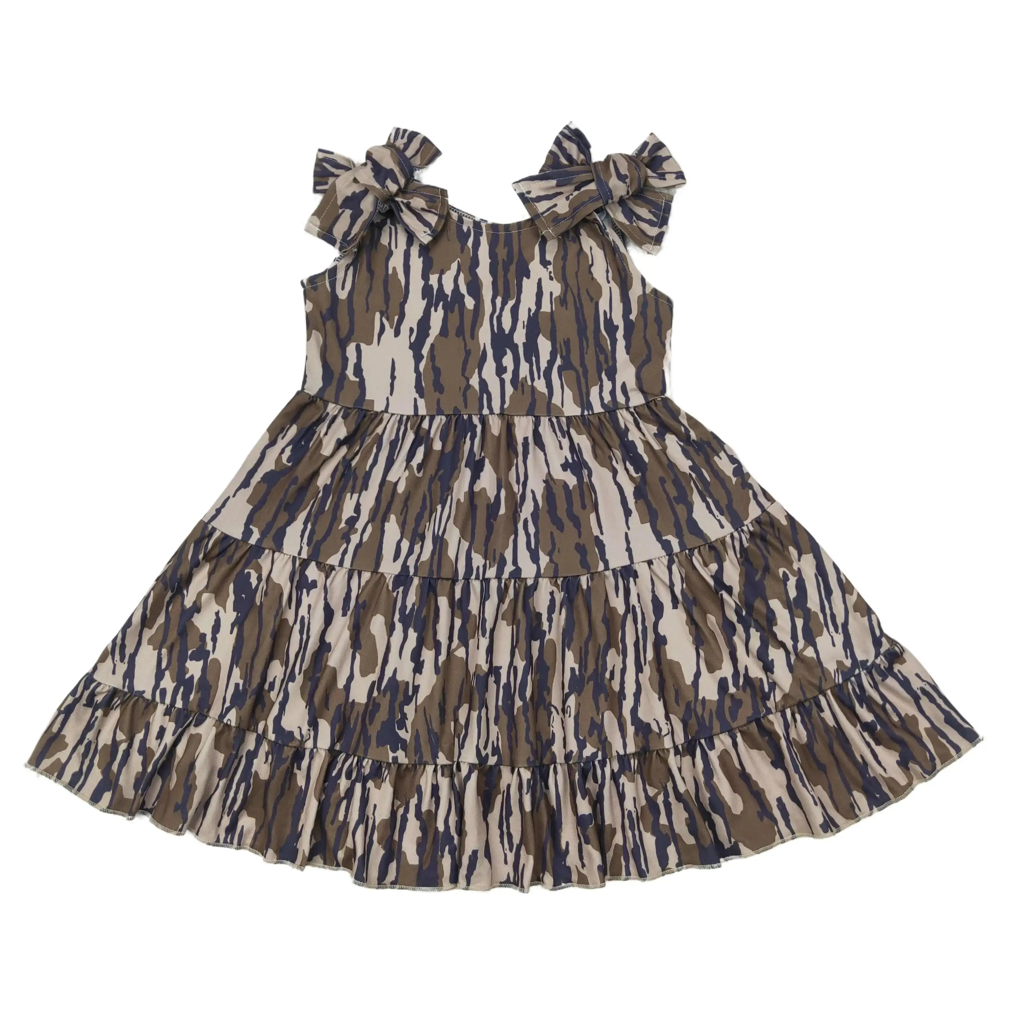 Girls Bottomland Camo dress