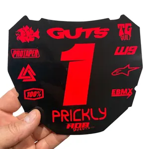 ODI Plate Decal — 11 Logo Design — Red