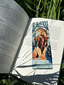 Aslan Lion of Narnia Bookmark - Handmade Literary Bookmark, The Chronicles Inspired, Unique Gift for Book Lovers
