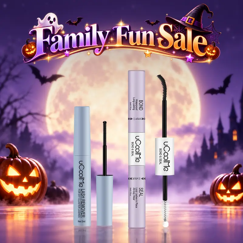 3-in-1 Lash Glue and Bond & Remover Kit (Black Glue) - Extra Sticky Waterproof Adhesive for Strong, Long-Lasting Lash Cluster Hold, Eyelash Removal False Eyelashes & Adhesives,familyfun