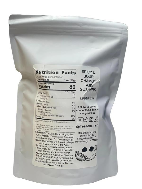 Spicy & Sour Chamoy Tajin Viral Gushers Enchilados Gummy Tangy Chamoy Flavor Chili Candy Bonbon Snack Dulce