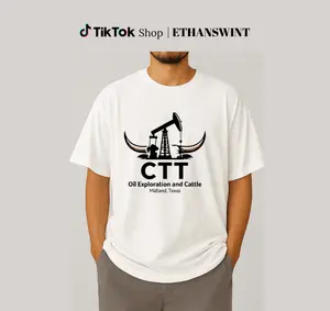 CTT Oil Exploration & Cattle T-shirt, Oilfield Ranch Graphic, Landman Tee, Unisex, Tops
