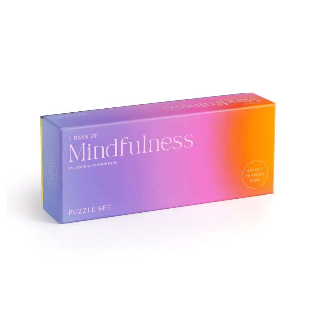 7 Days Of Mindfulness 490 Piece Jigsaw Puzzle Set