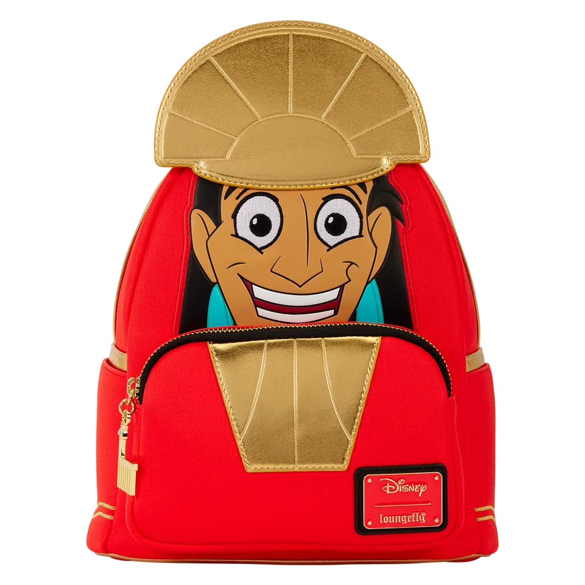Loungefly Emperor’s New Groove Kuzko Character-Themed Mini Backpack, Functional Luggage Bag, Character-Themed Backpacks