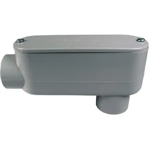 212 MAIN Thomas & Betts 5133669U 2.5 in. Schedule 80 LB Type PVC Body Conduit Fitting, Elbow Shape