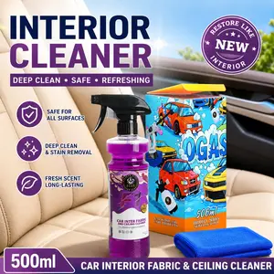 Car Interior Cleaner, Leather Seat Sofa Stain Remover, Multi-Functional Strong Stain Home Care Agent, Renovation and Maintenance