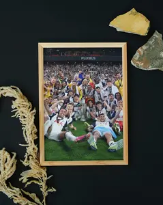 Tottenham Hotspur Europa League Print | Tottenham Hotspur Art Print | Football Poster | Spurs | Football Wall Art