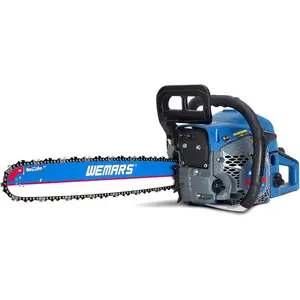 52cc Gas Chainsaws 18 Inch Bar Power Chain Saws, Gas   2 Stroke Handed Petrol Gasoline Chain  for   Outdoor Garden Farm  Use with Tool Kit