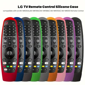 Silicone Remote Control Cover for Lg An-Mr600 Mr650a Mr18ba Mr19ba Akb75855501 Mr20ga Hr600 Hr650a G3900 G3900a, Durable Cover Dustproof Shockproof Protective Case